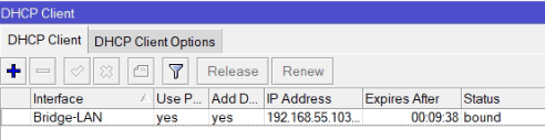 Настройка WiFiWave2, добавление DHCP client на точке доступа